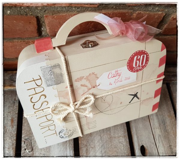 Petite Valise Pour Une Cagnotte Anniversaire Atelier Plume D Ange