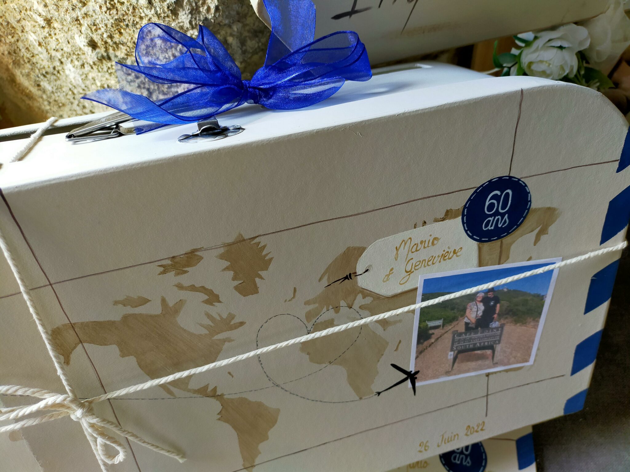 Urne Et Livre D'Or Anniversaire 40 Ans – Or Et Blanc, Élégant Pour Fête Et Souvenirs